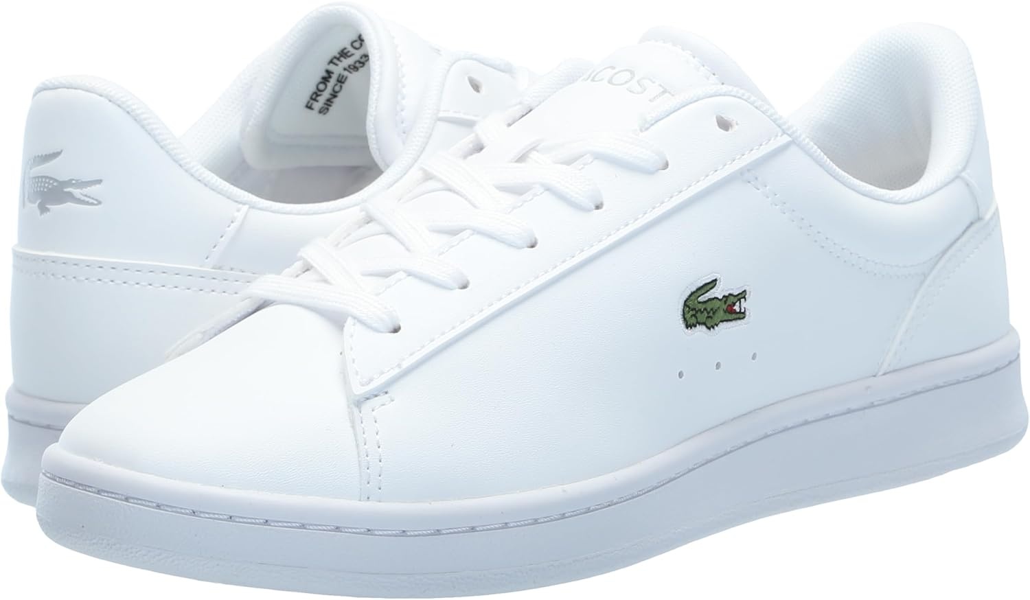 image:imageLacoste UnisexChild Carnaby Set SneakersWhiteGlossLogMarzipanJava Blue