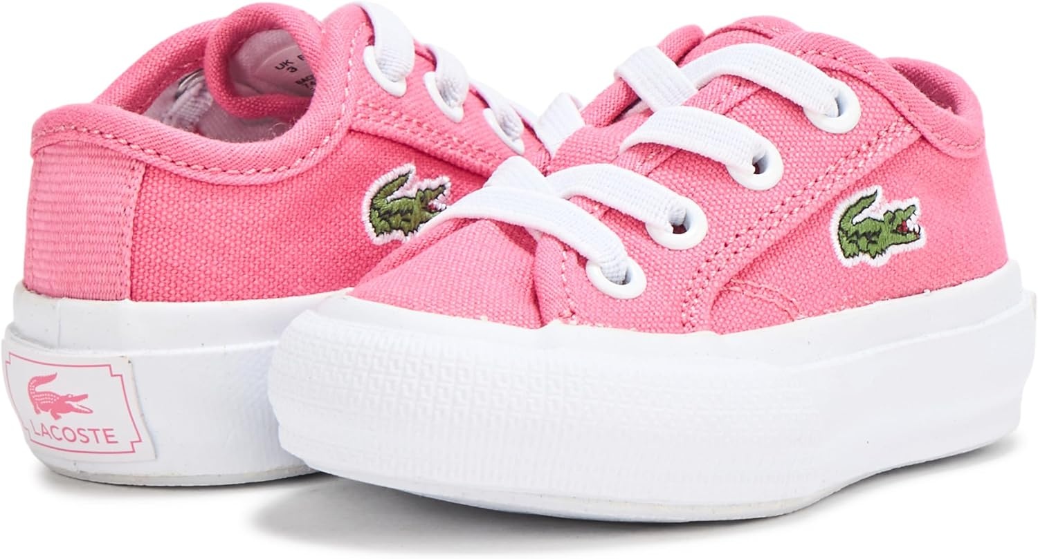 image:imageLacoste UnisexChild Infants Backcourt SneakerPinkWhite