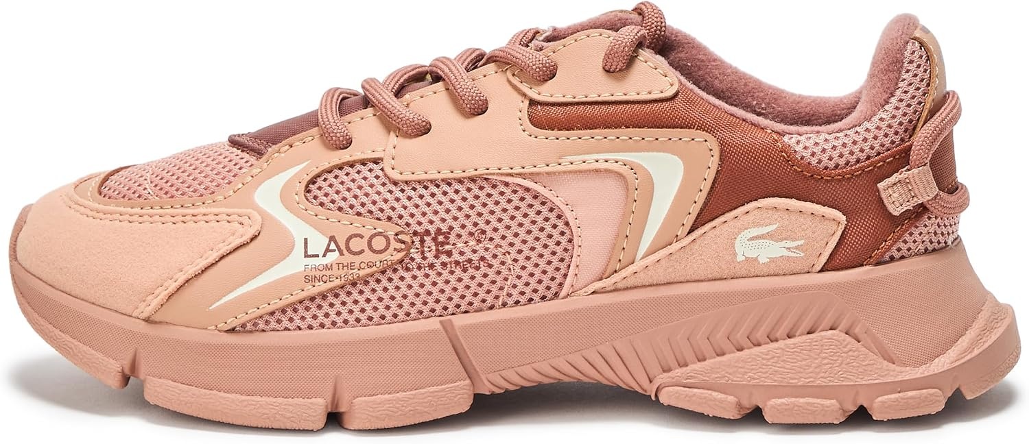 image:imageLacoste UnisexChild L003 Neo SneakersPinkBrown