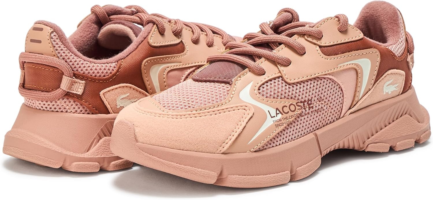 image:imageLacoste UnisexChild L003 Neo SneakersPinkBrown