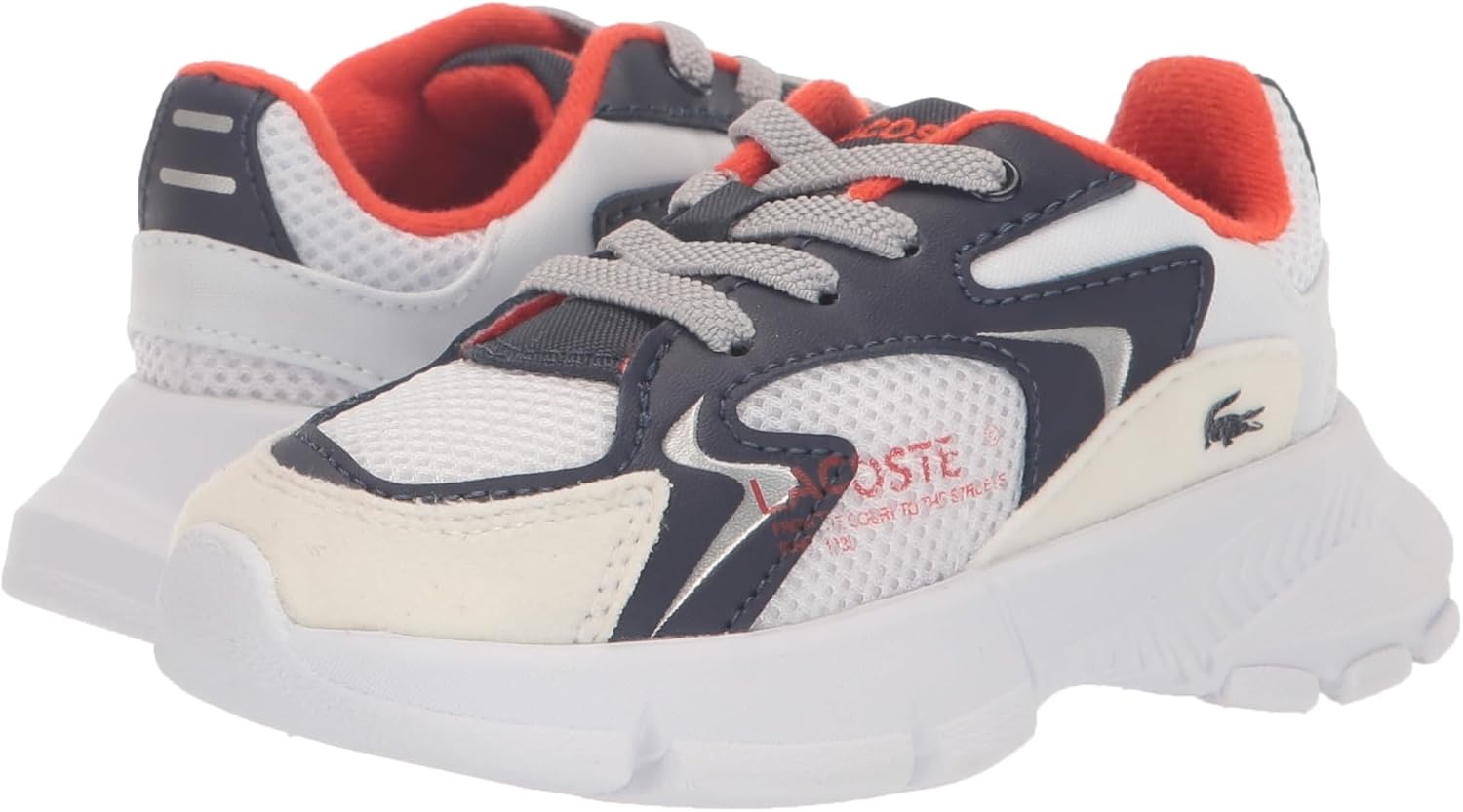 image:imageLacoste UnisexChild L003 Neo SneakersTyrianMother of Pearl