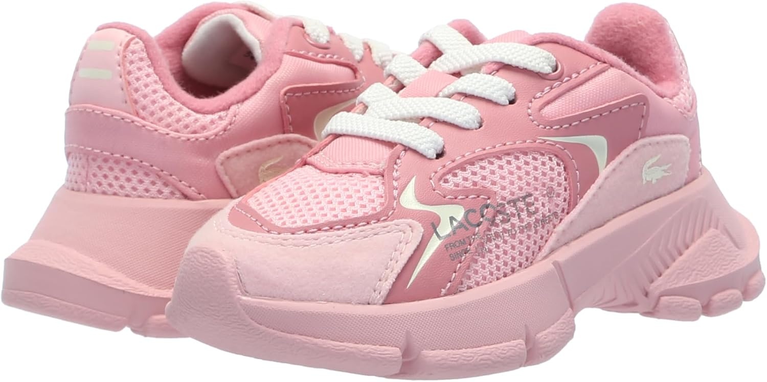 image:imageLacoste UnisexChild L003 Neo SneakersWallflower MauveJava BlueMarzipan
