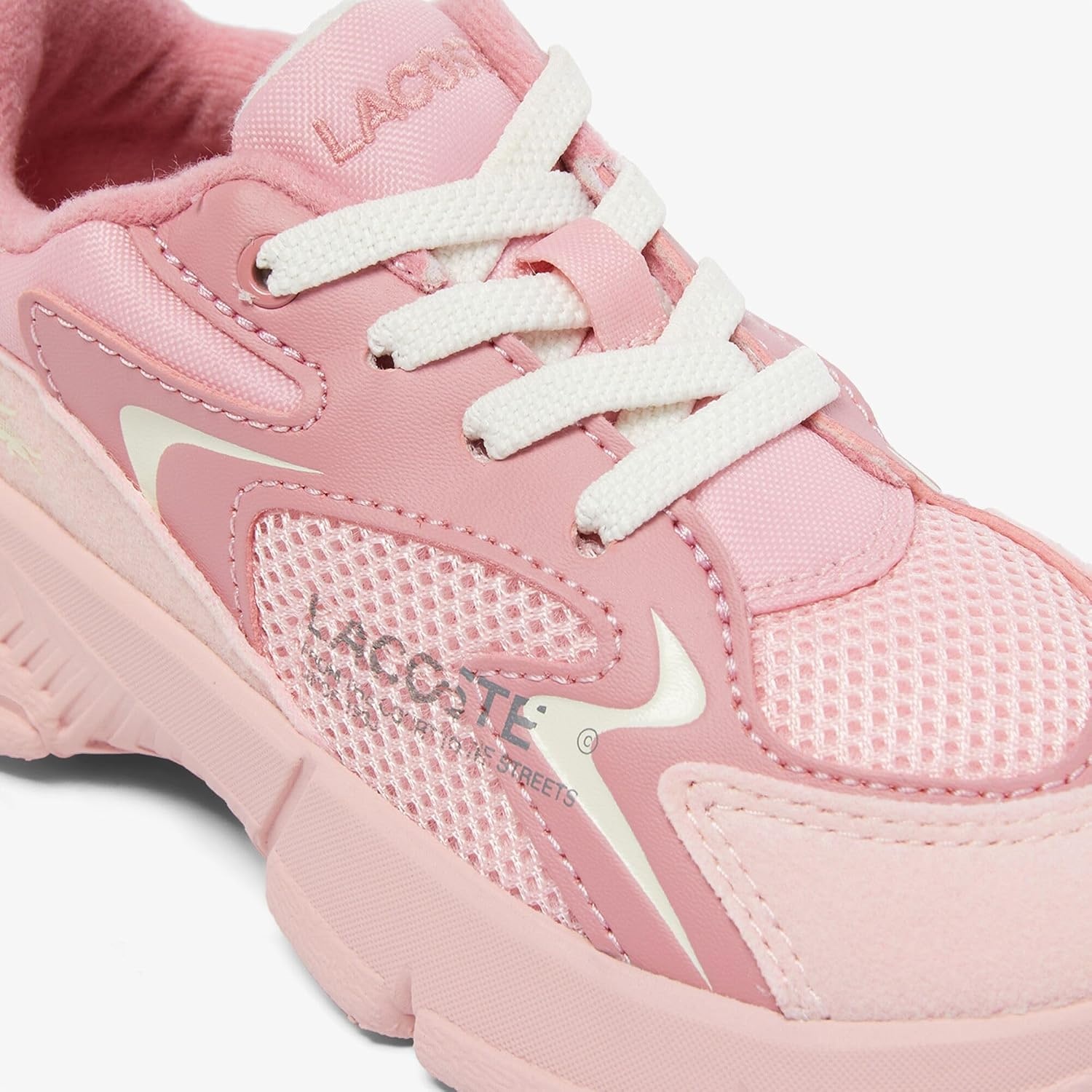 image:imageLacoste UnisexChild L003 Neo SneakersWallflower MauveJava BlueMarzipan