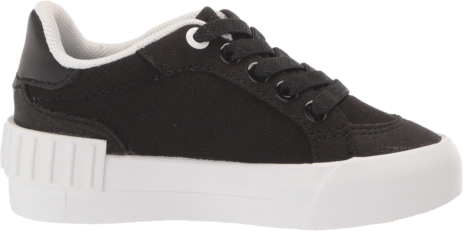 image:imageLacoste UnisexChild L004 SneakerBlackWhite Lace