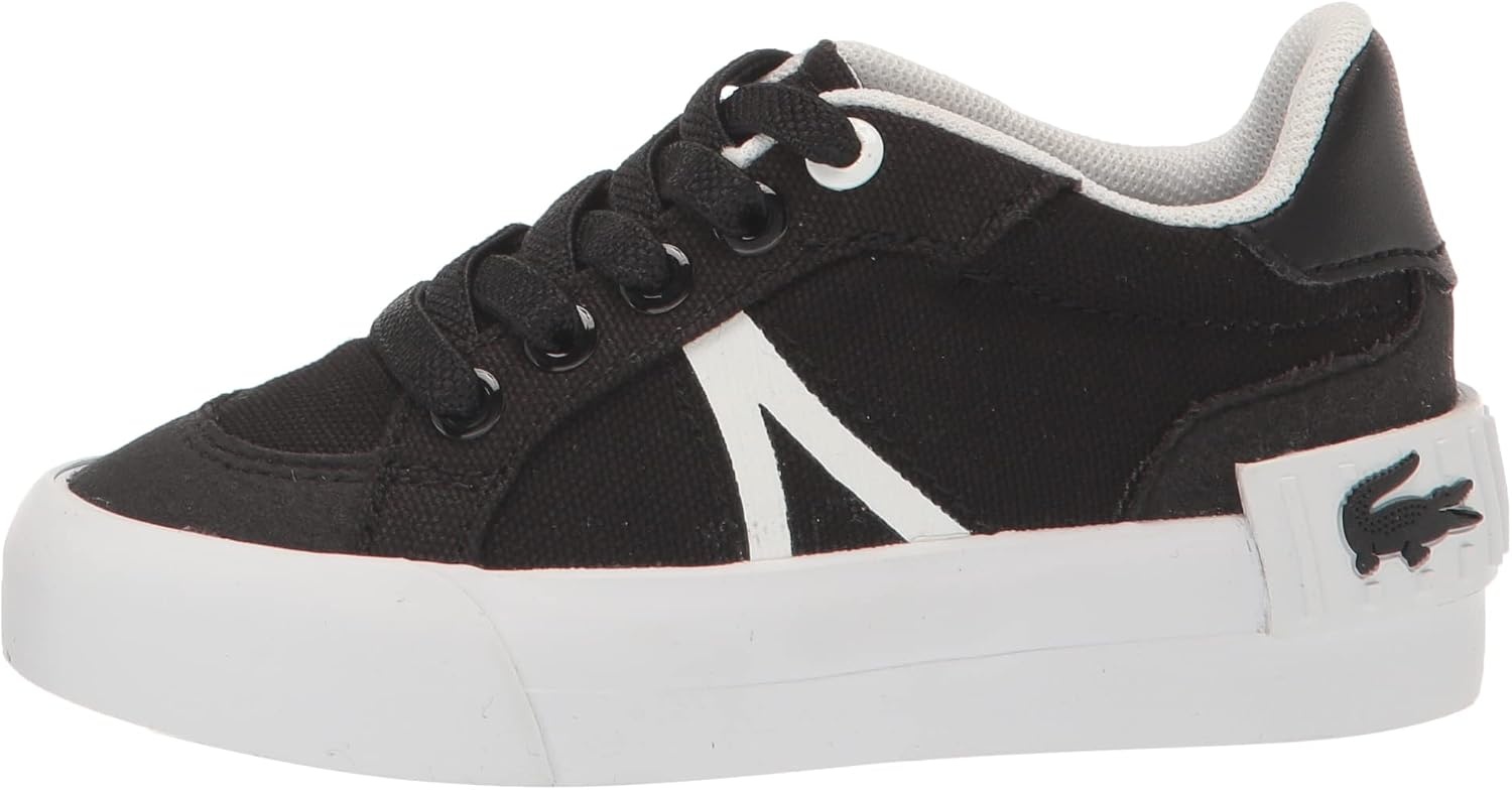 image:imageLacoste UnisexChild L004 SneakerBlackWhite Lace