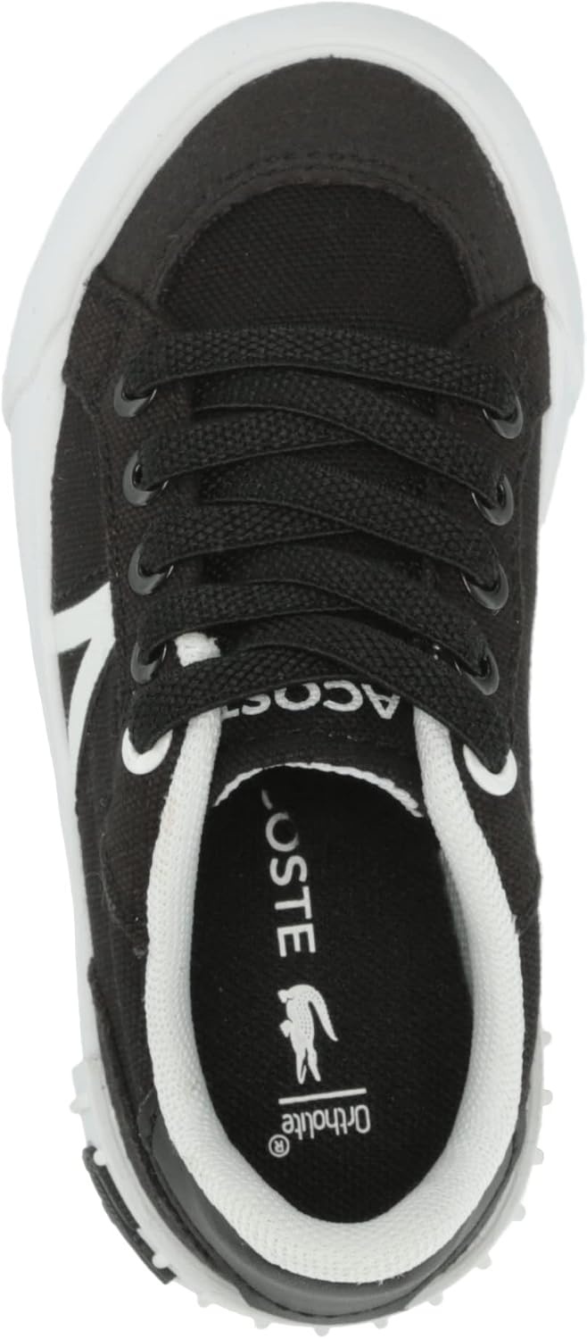 image:imageLacoste UnisexChild L004 SneakerBlackWhite Lace