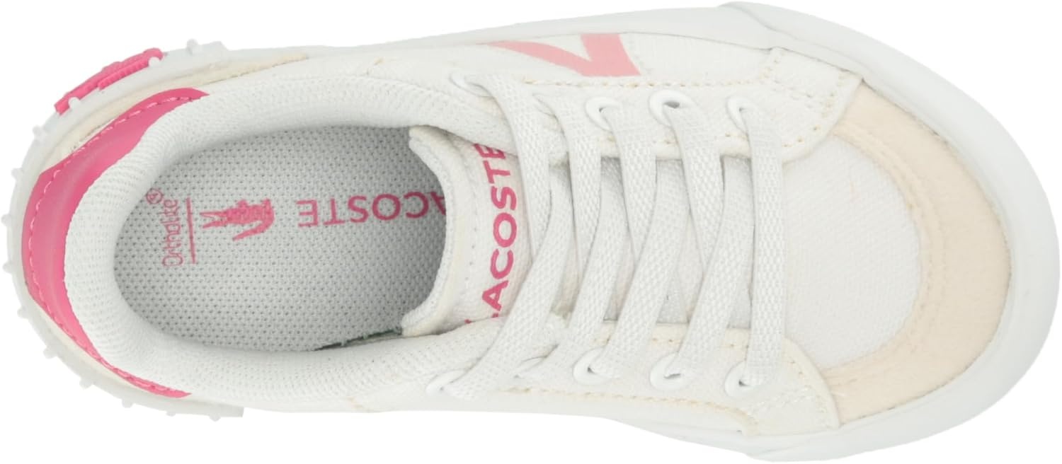 image:imageLacoste UnisexChild L004 SneakerHempWhiteBlack 20