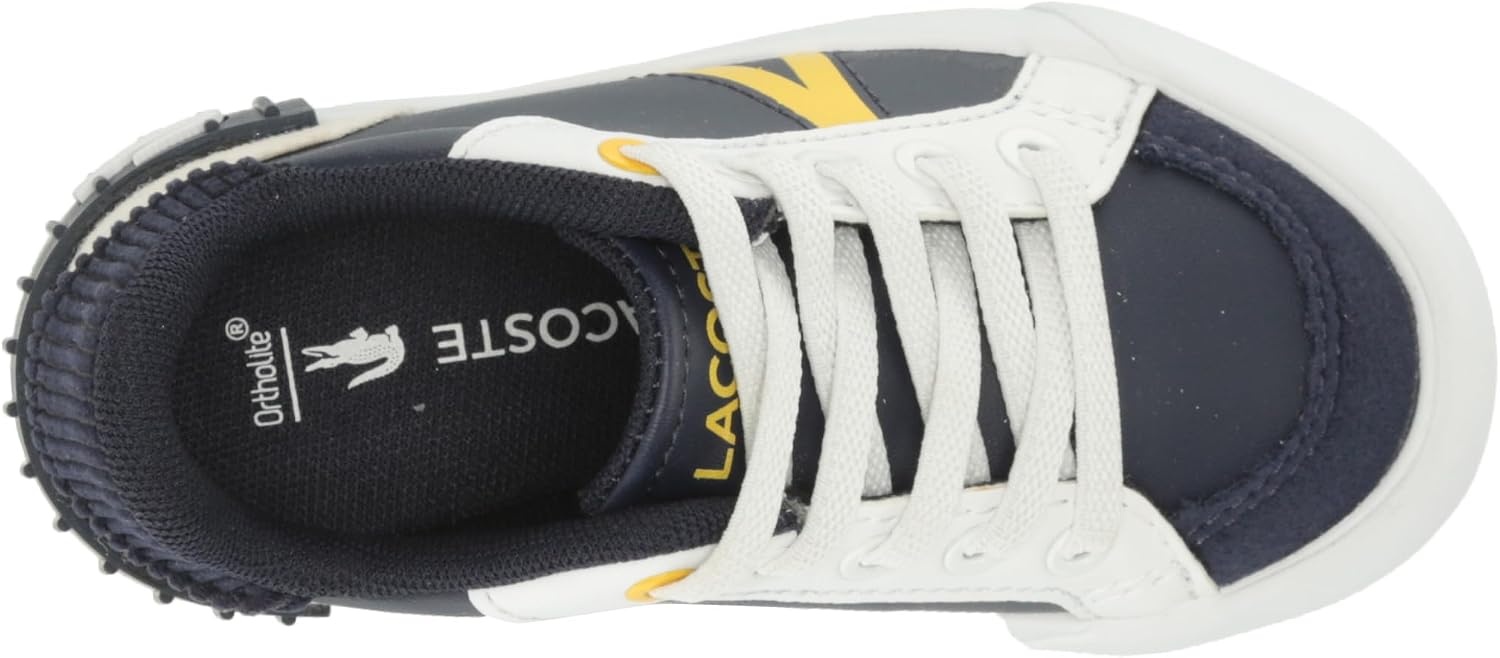 image:imageLacoste UnisexChild L004 SneakerLead GreyMarzipan