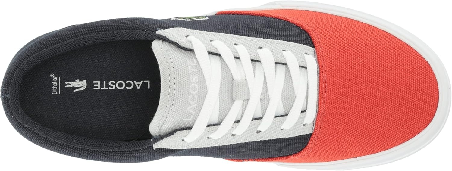 image:imageLacoste UnisexChild L004 SneakerNavy BlueYellow 10