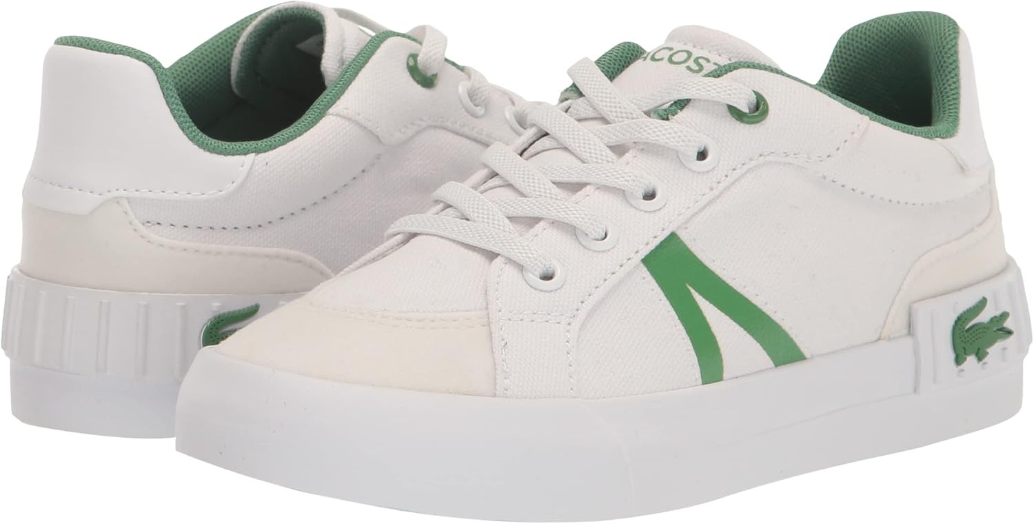 image:imageLacoste UnisexChild L004 SneakerWhiteGreen Lace