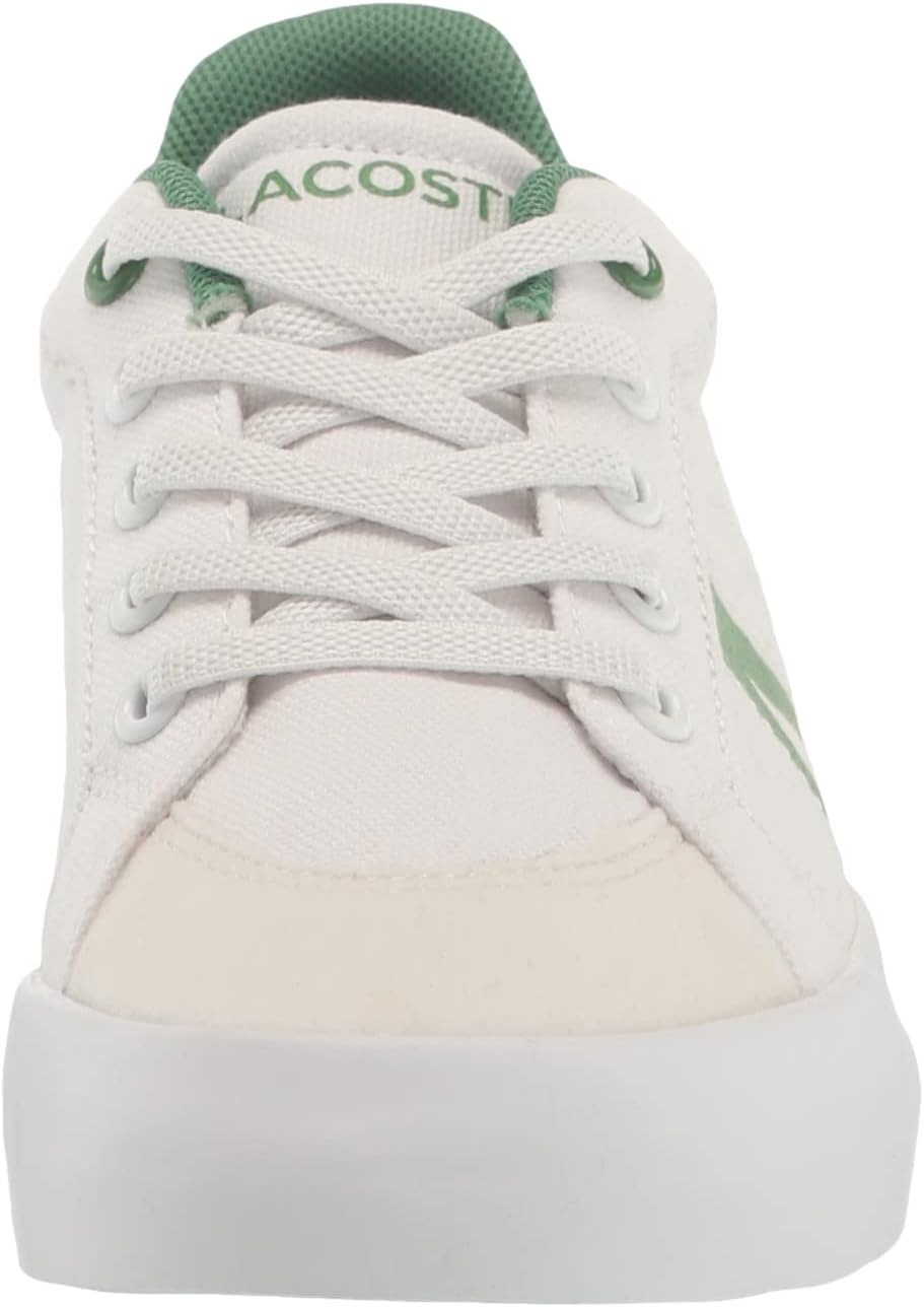 image:imageLacoste UnisexChild L004 SneakerWhiteGreen Lace
