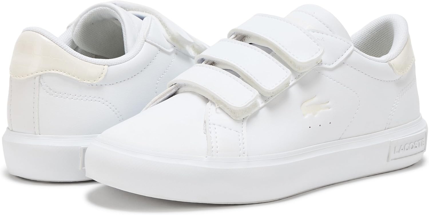 image:imageLacoste UnisexChild Powercourt SneakersWhite Off White