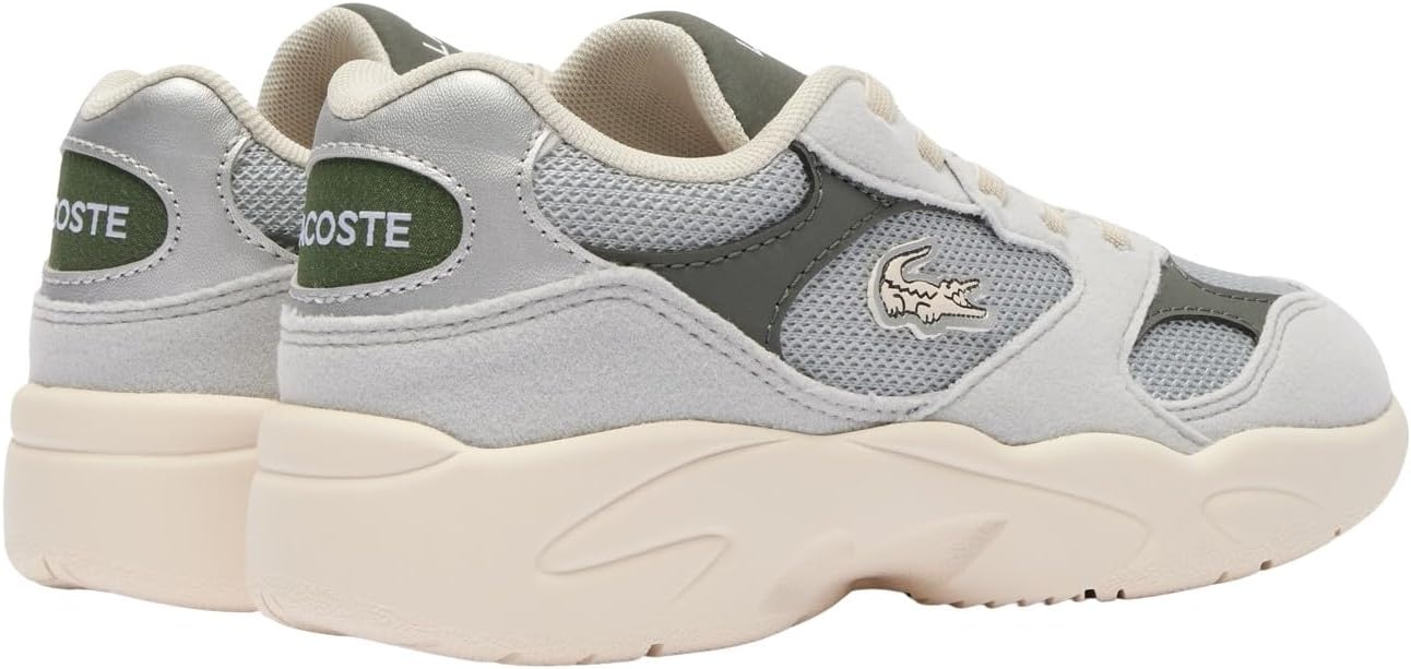 image:imageLacoste UnisexChild Storm 96 Vintage SneakersLight GreyDark Grey