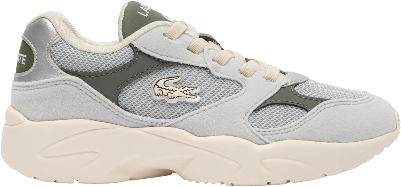 image:imageLacoste UnisexChild Storm 96 Vintage SneakersLight GreyDark Grey