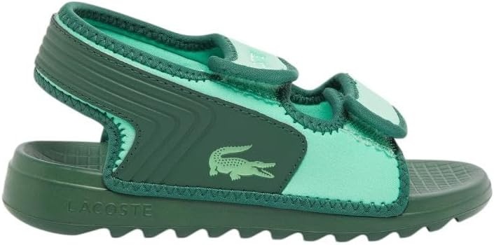 image:imageLacoste UnisexChild Surukids SandalsDark MarzipanDark Ginger GreenNavy Blue