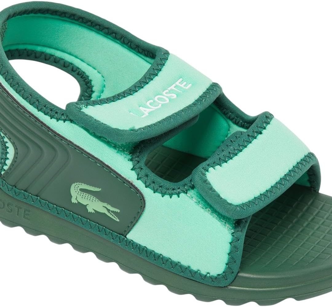 image:imageLacoste UnisexChild Surukids SandalsDark MarzipanDark Ginger GreenNavy Blue