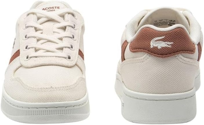 image:imageLacoste UnisexChild TClip Set SneakersOff WhiteBrown