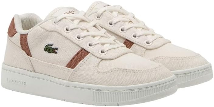 image:imageLacoste UnisexChild TClip Set SneakersOff WhiteBrown