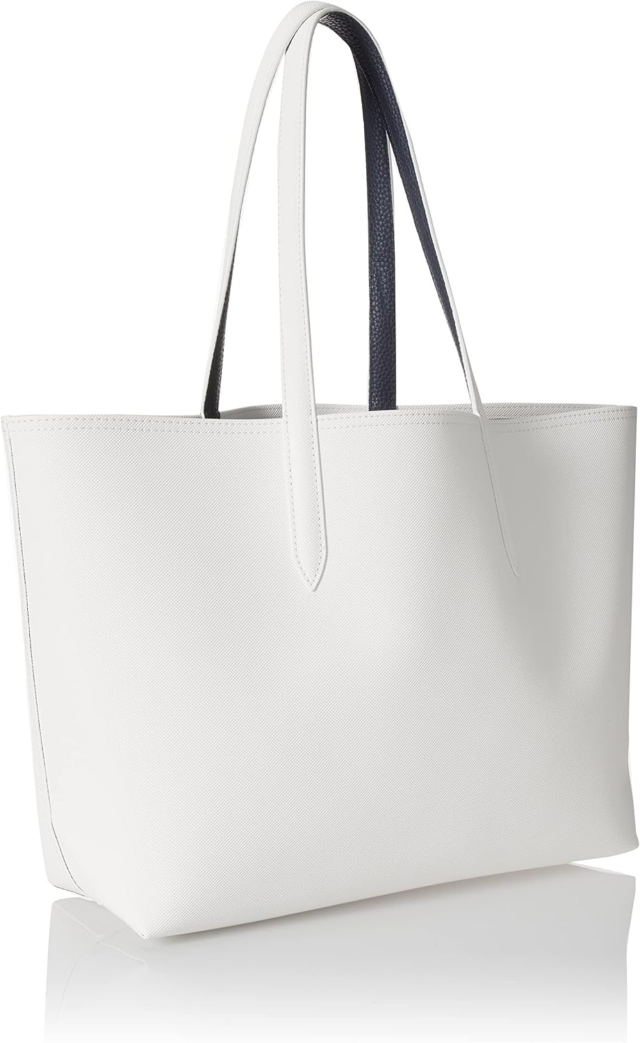 image:imageLacoste Womens Anna Large Reversible Tote BagClean WhiteBlueNuit