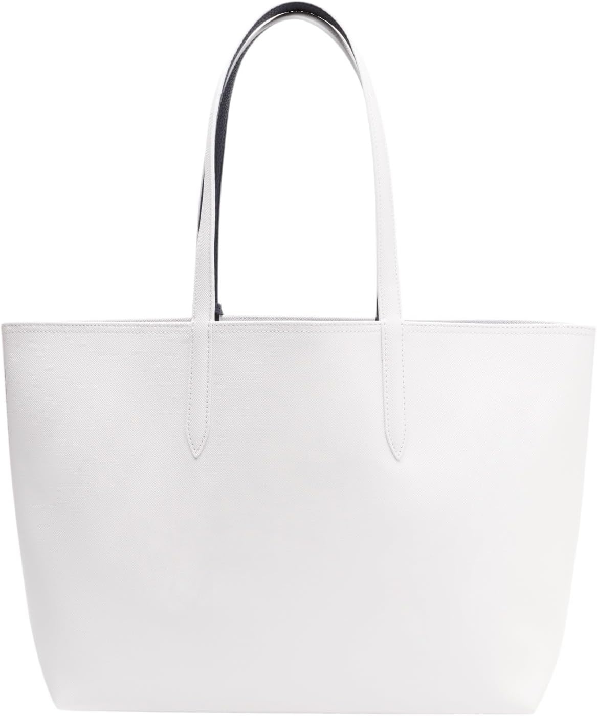image:imageLacoste Womens Anna Large Reversible Tote BagClean WhiteBlueNuit