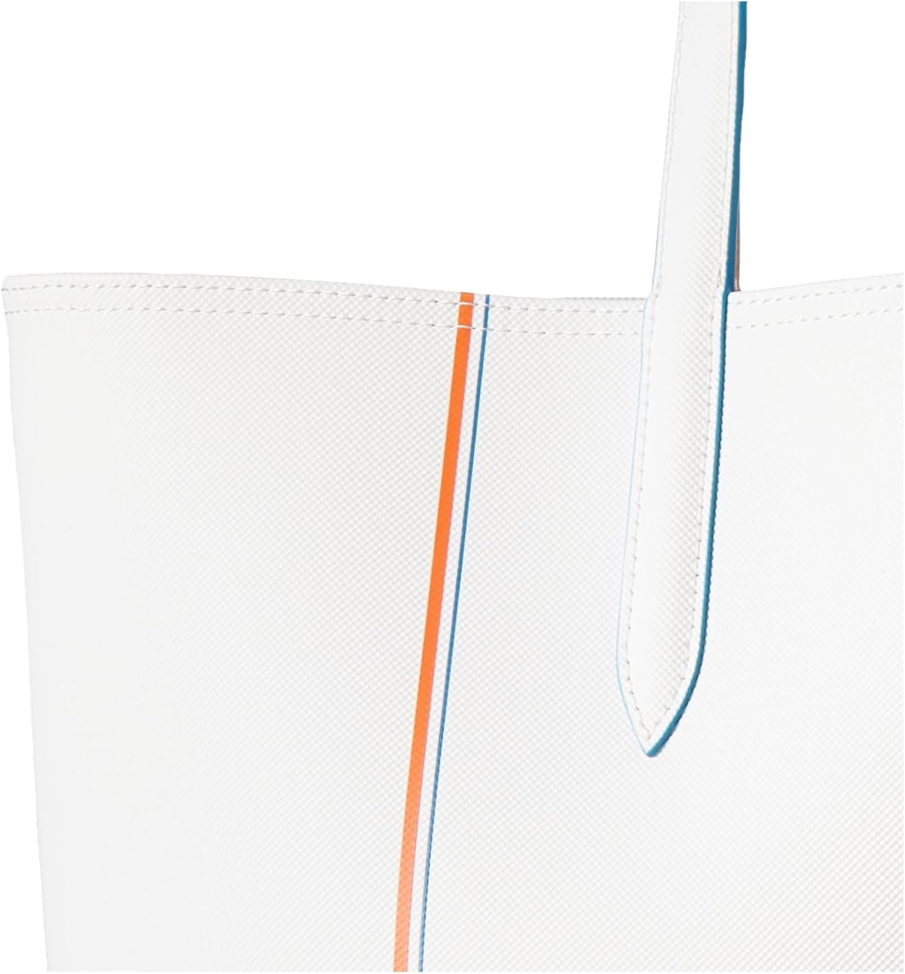 image:imageLacoste Womens Anna Large Reversible Tote BagClean WhiteRecifal Rayures