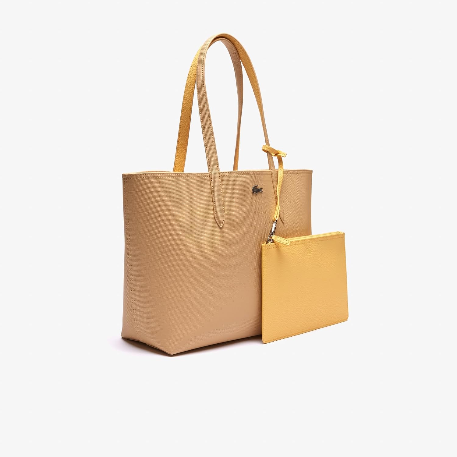 image:imageLacoste Womens Anna Large Reversible Tote BagCroissant Cornsilk