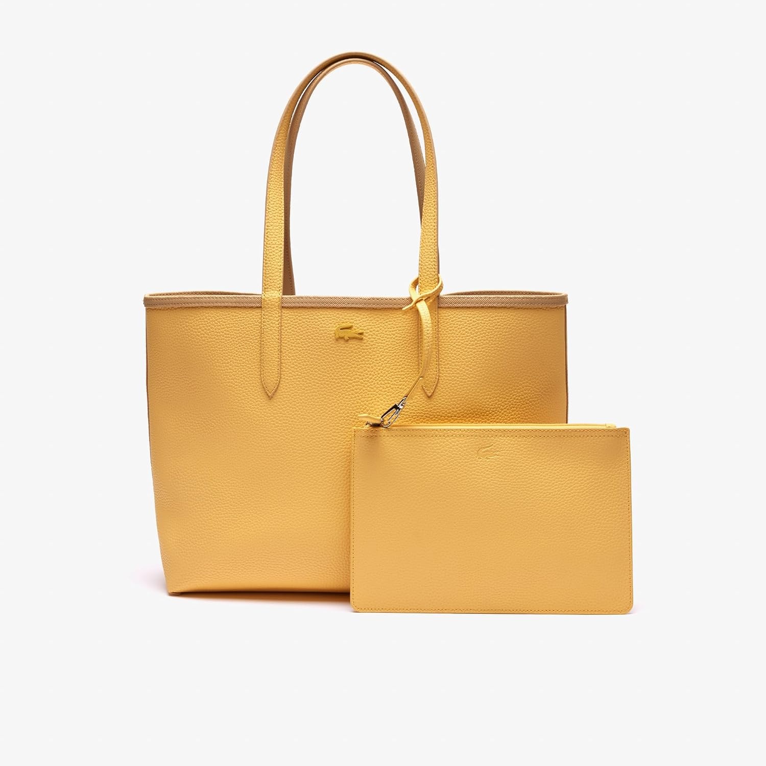 image:imageLacoste Womens Anna Large Reversible Tote BagCroissant Cornsilk