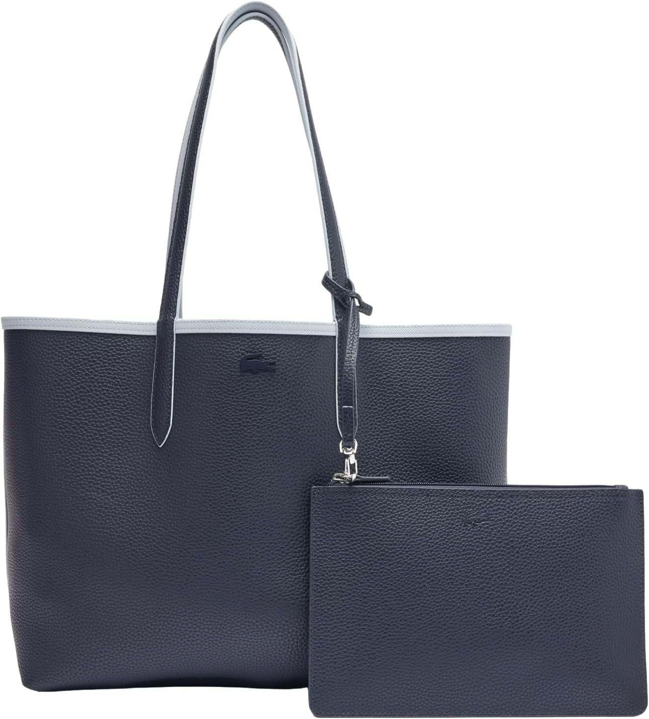 image:imageLacoste Womens Anna Large Reversible Tote BagLilac Dark Sapphire