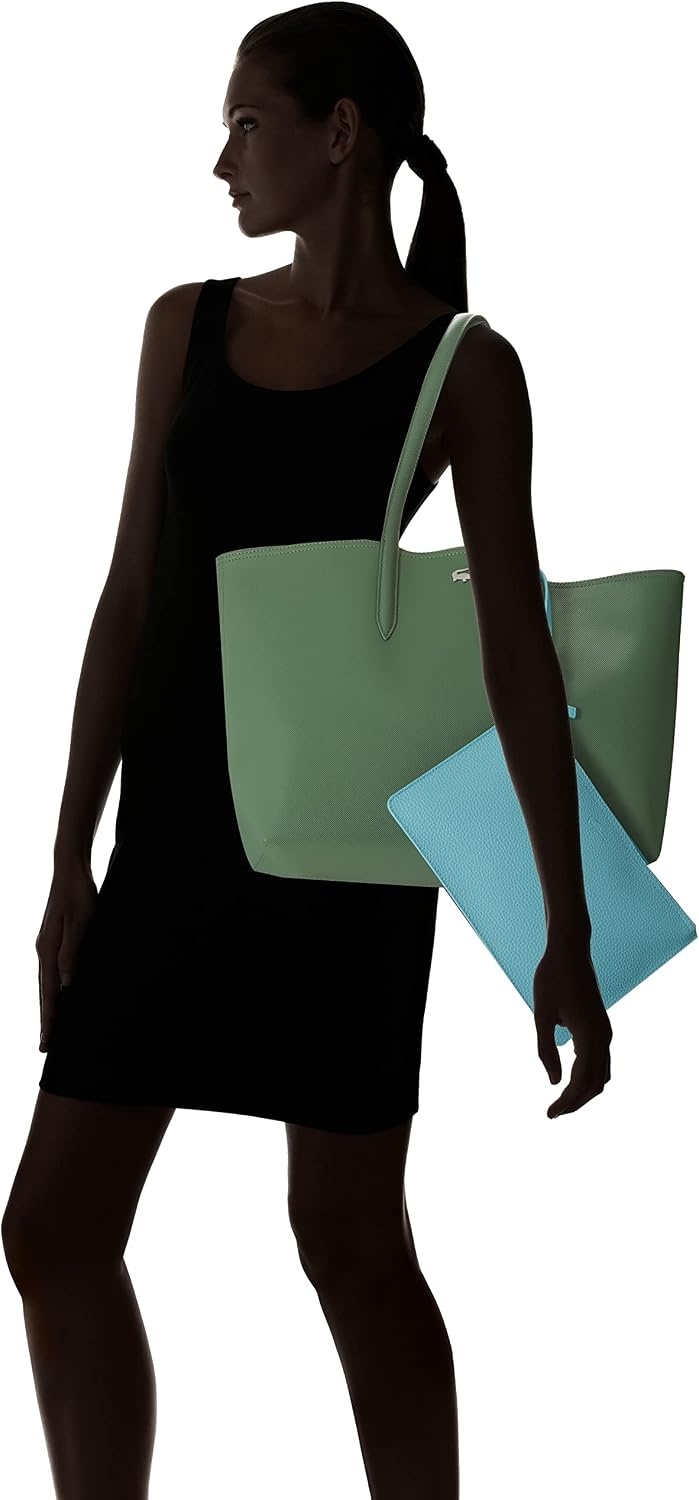 image:imageLacoste Womens Anna Large Reversible Tote BagMintSage Green
