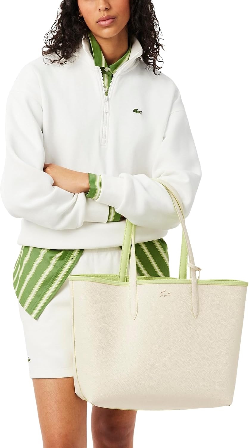 image:imageLacoste Womens Anna Large Reversible Tote BagSencha Poudre