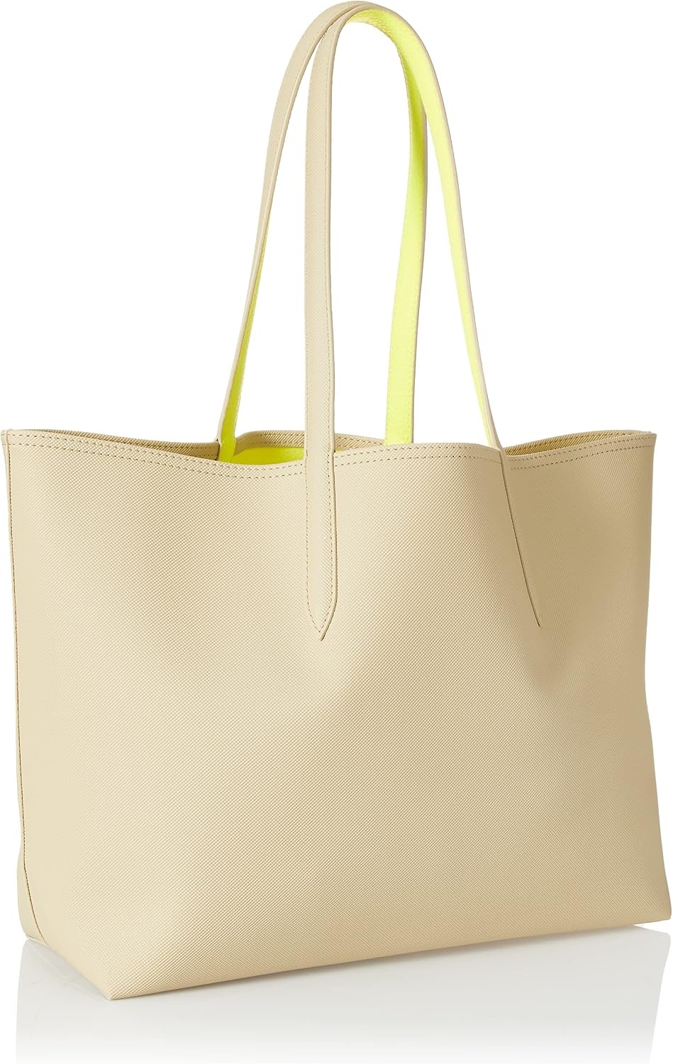 image:imageLacoste Womens Anna Large Reversible Tote BagSoft Sage Yellow Elec