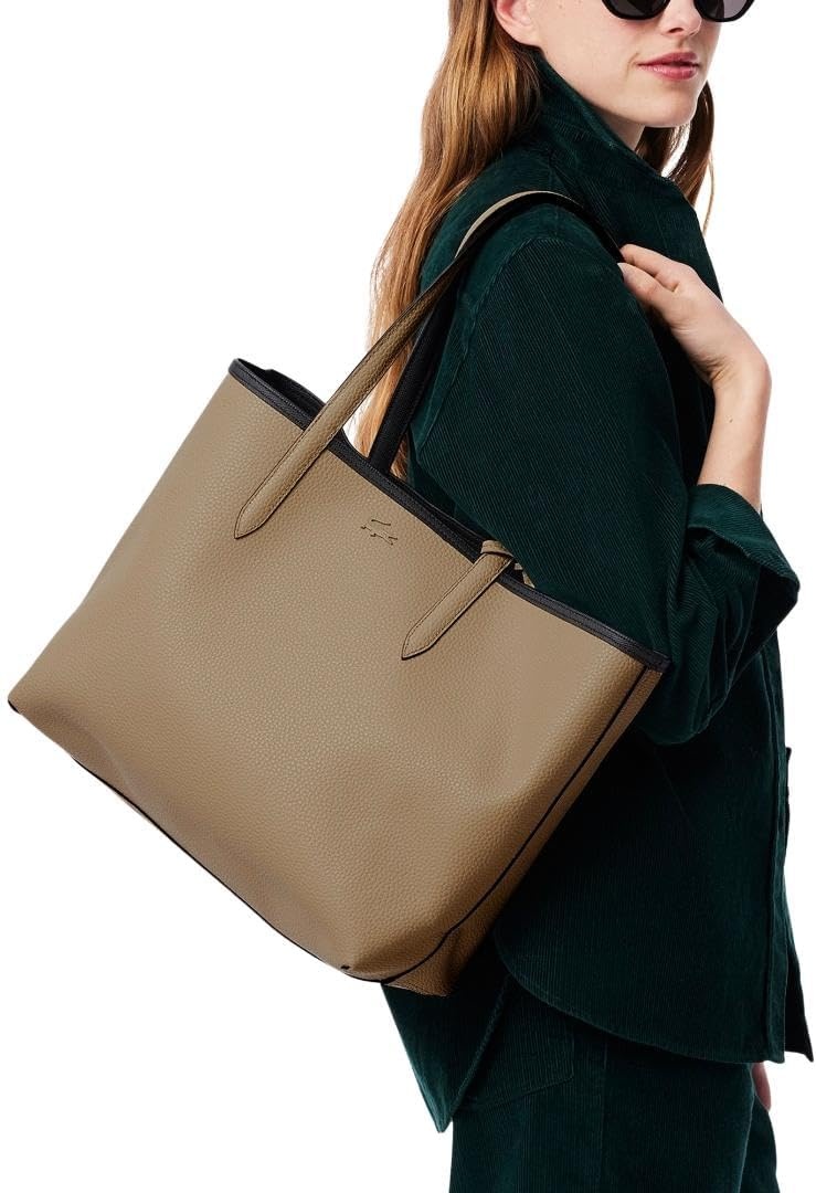 image:imageLacoste Womens Anna Large Reversible Tote BagTuaregGrey Chinecalla
