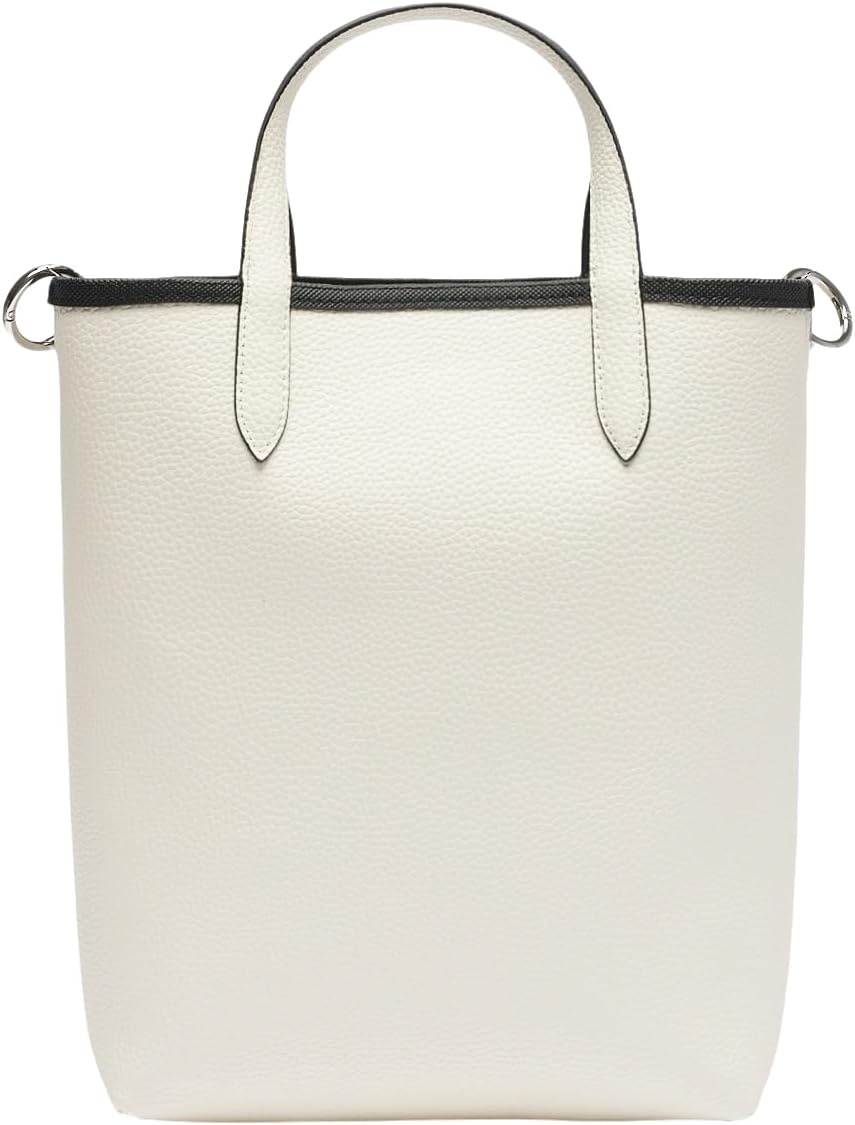 image:imageLacoste Womens Anna Large Vertical Tote BagBlackBeige