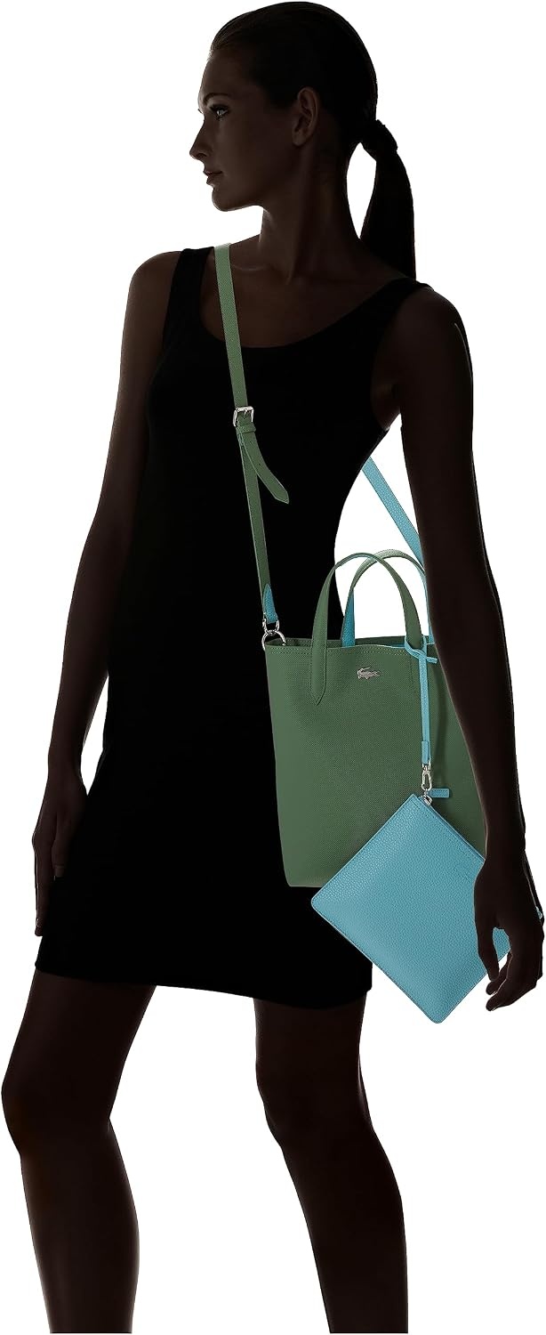 image:imageLacoste Womens Anna Large Vertical Tote BagMintSage Green