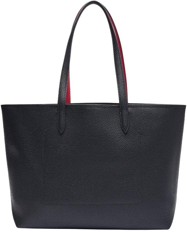 image:imageLacoste Womens Anna Zipped ToteAbimes BlackPetunia Red