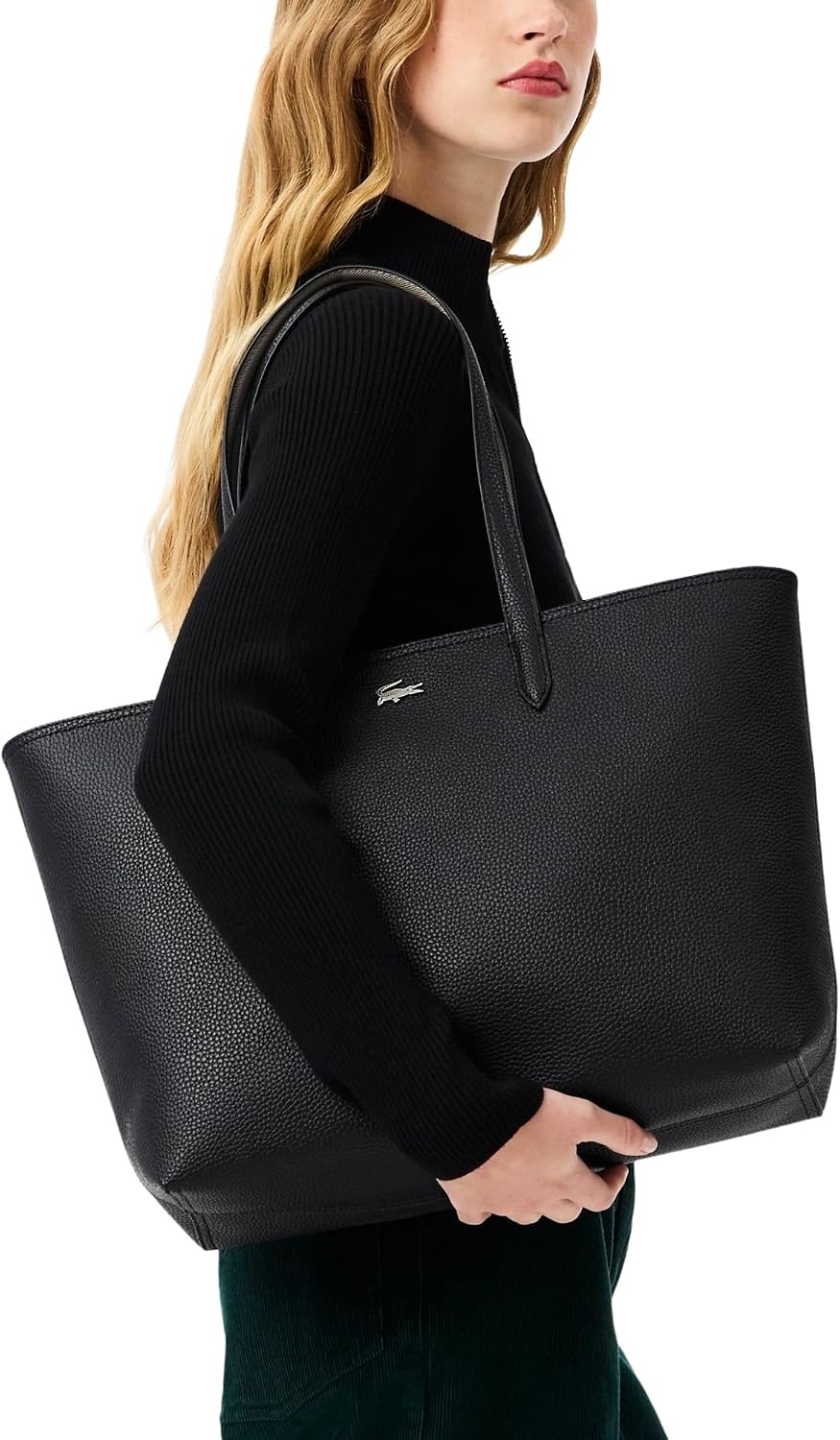 image:imageLacoste Womens Anna Zipped ToteNoir Krema