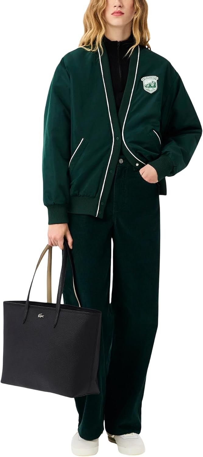 image:imageLacoste Womens Anna Zipped ToteNoir Krema