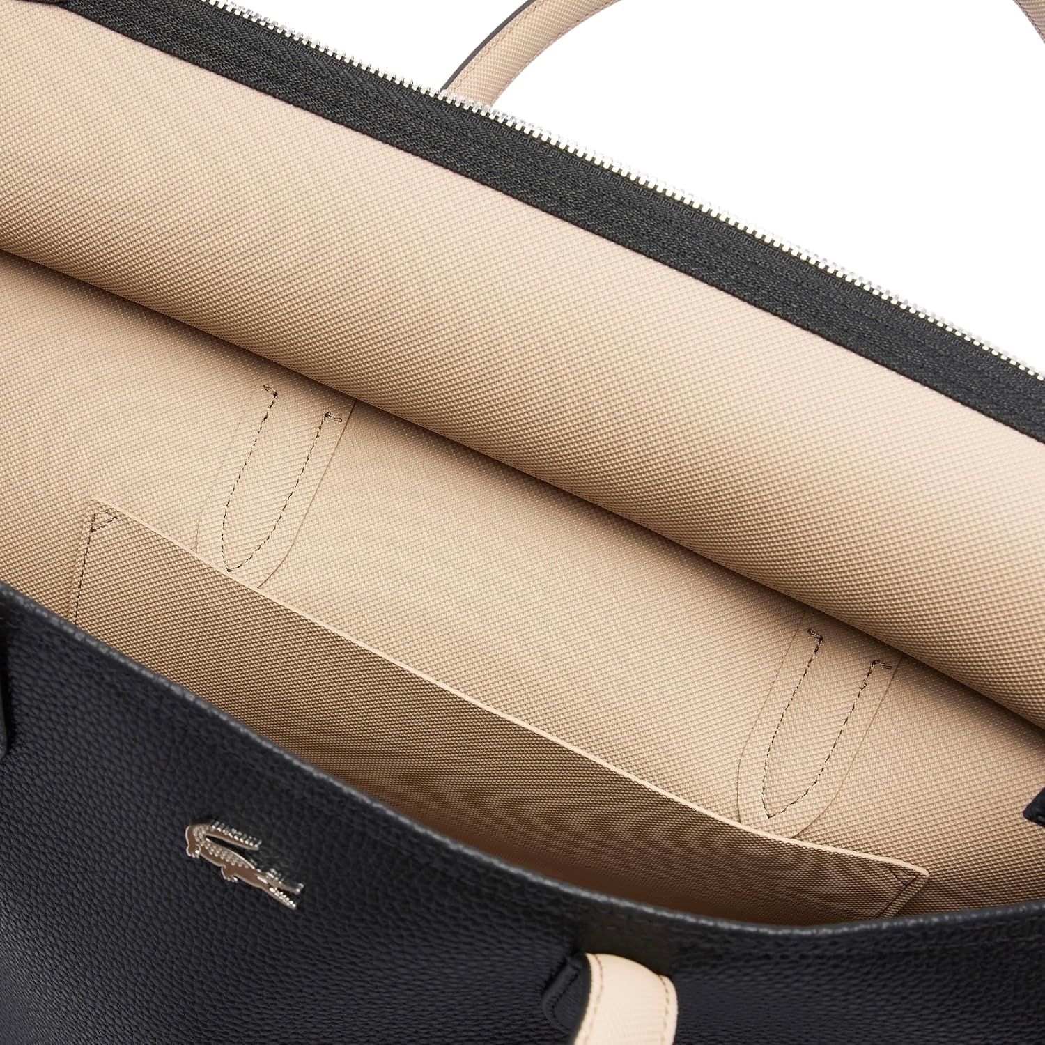 image:imageLacoste Womens Anna Zipped ToteNoir Krema