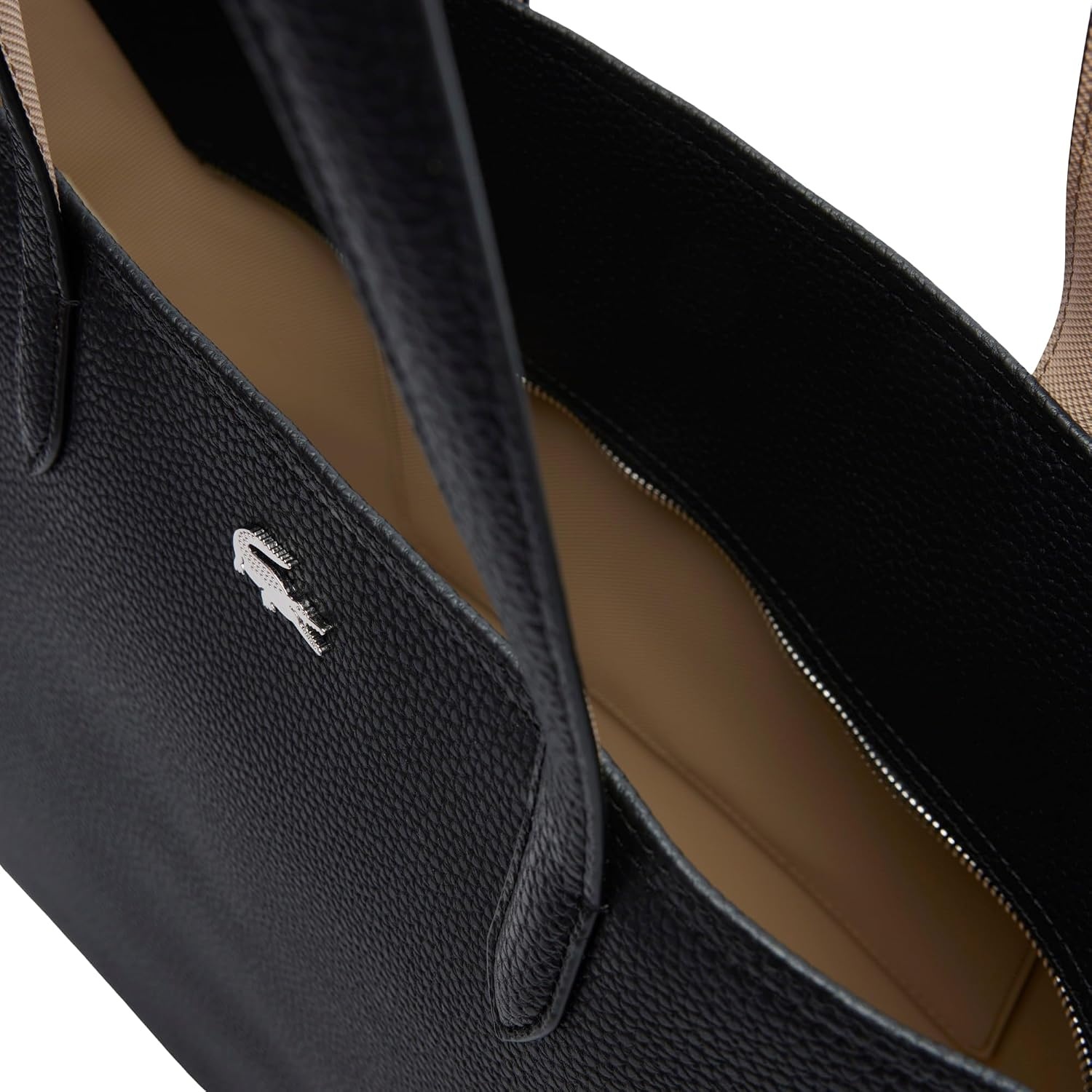 image:imageLacoste Womens Anna Zipped ToteNoir Krema