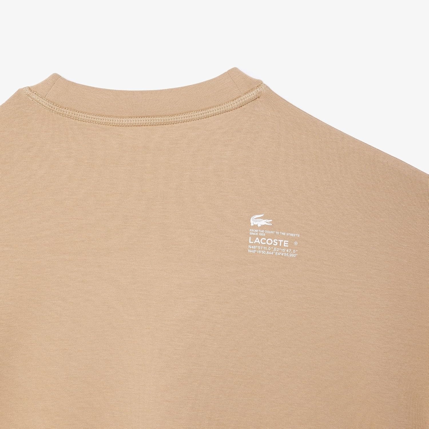 image:imageLacoste Womens Back Print Oversized SweatshirtViennese Beige