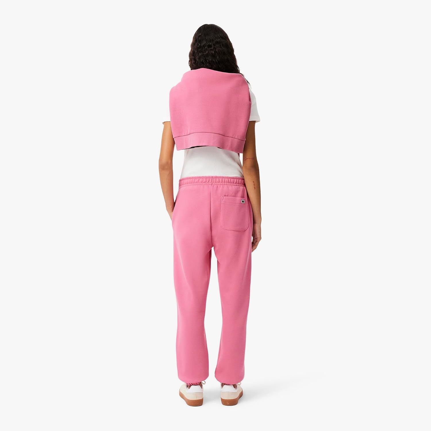 image:imageLacoste Womens Blended Cotton Jogging PantsReseda Pink