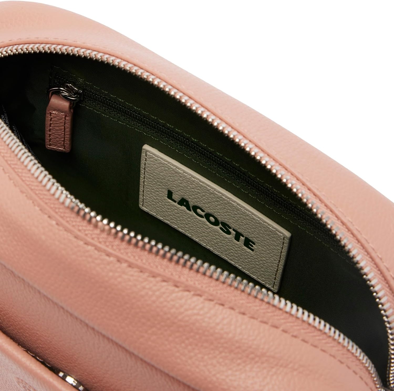 image:imageLacoste Womens City Court Grain Leather Crossover Bag Tulle One Size