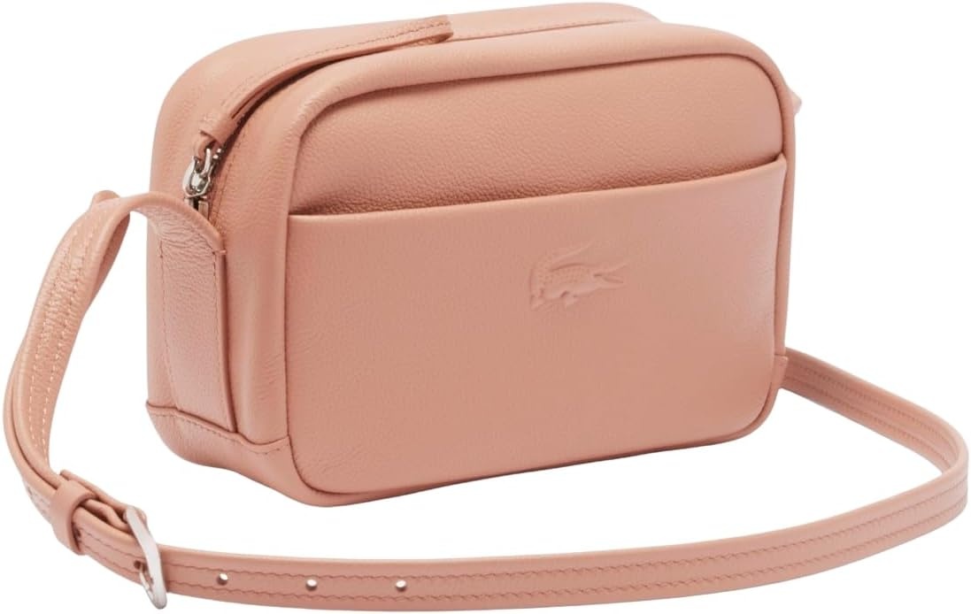 image:imageLacoste Womens City Court Grain Leather Crossover Bag Tulle One Size