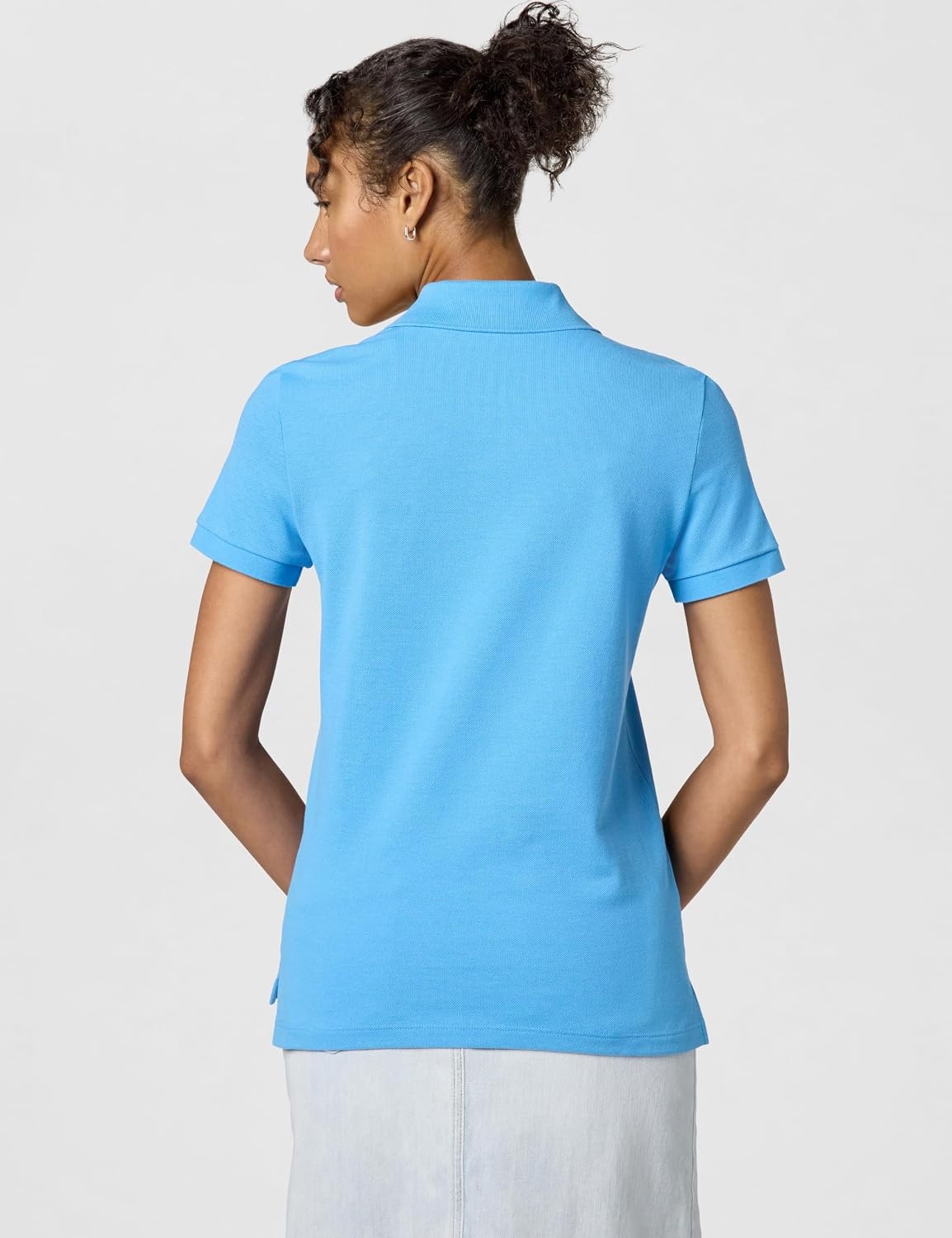 image:imageLacoste Womens Classic Fit Short Sleeve Petit Piqu PoloArgentine Blue