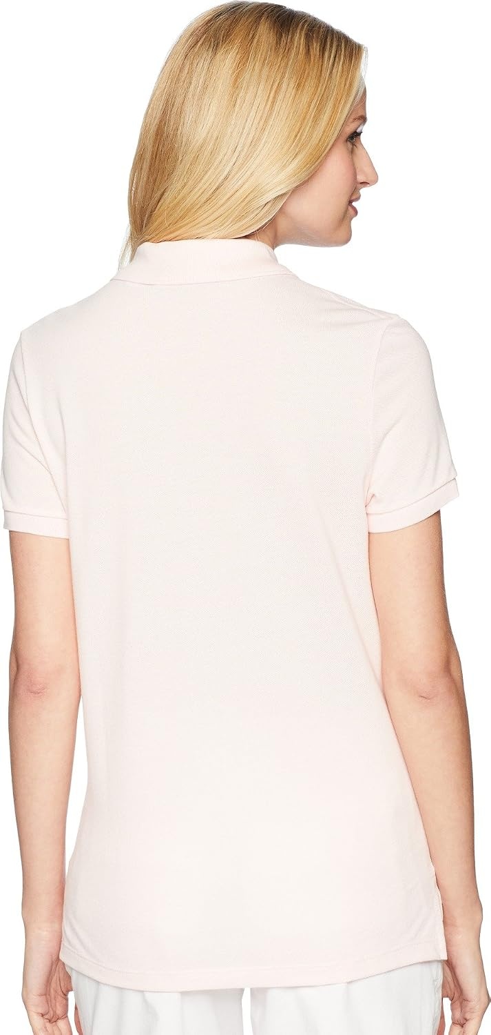 image:imageLacoste Womens Classic Fit Short Sleeve Petit Piqu PoloDeep Flamingo Pink