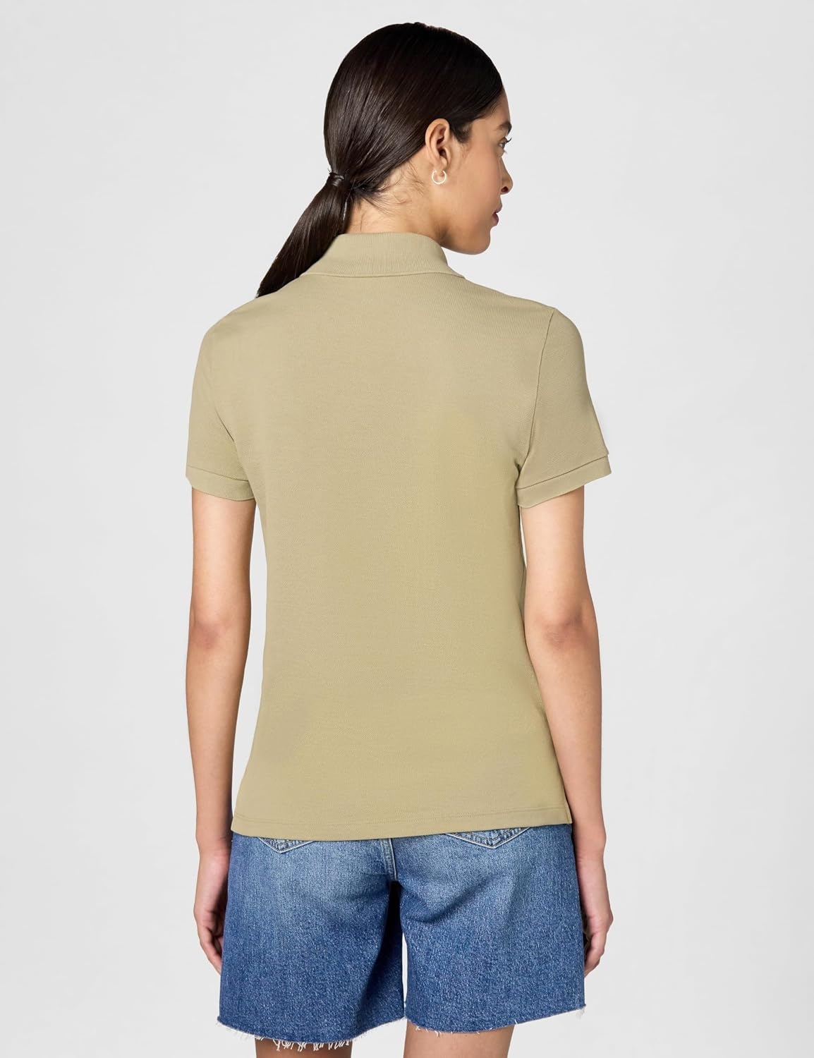 image:imageLacoste Womens Classic Fit Short Sleeve Petit Piqu PoloLion