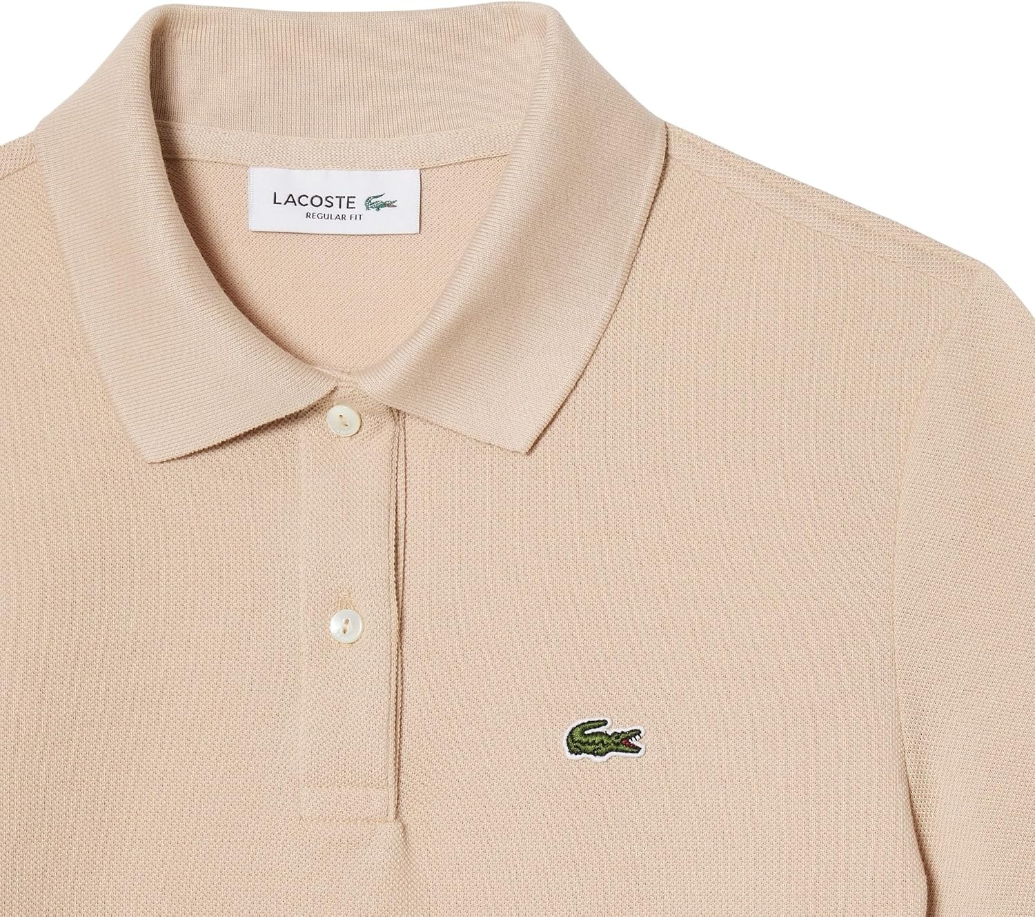 image:imageLacoste Womens Classic Fit Short Sleeve Petit Piqu PoloLionne