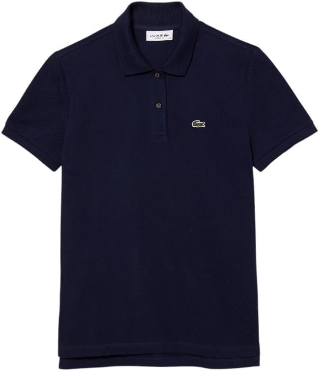 image:imageLacoste Womens Classic Fit Short Sleeve Petit Piqu PoloNavy Blue