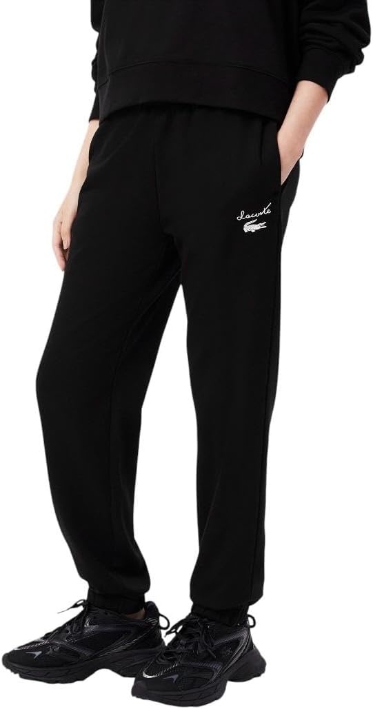 image:imageLacoste Womens Core Collection Straight Fit Track PantsBlack