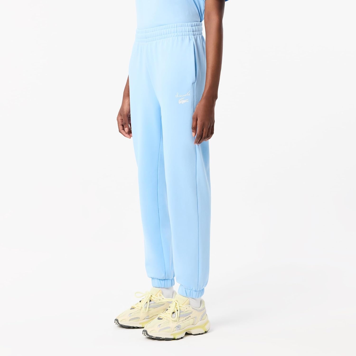 image:imageLacoste Womens Core Collection Straight Fit Track PantsClassic Blue